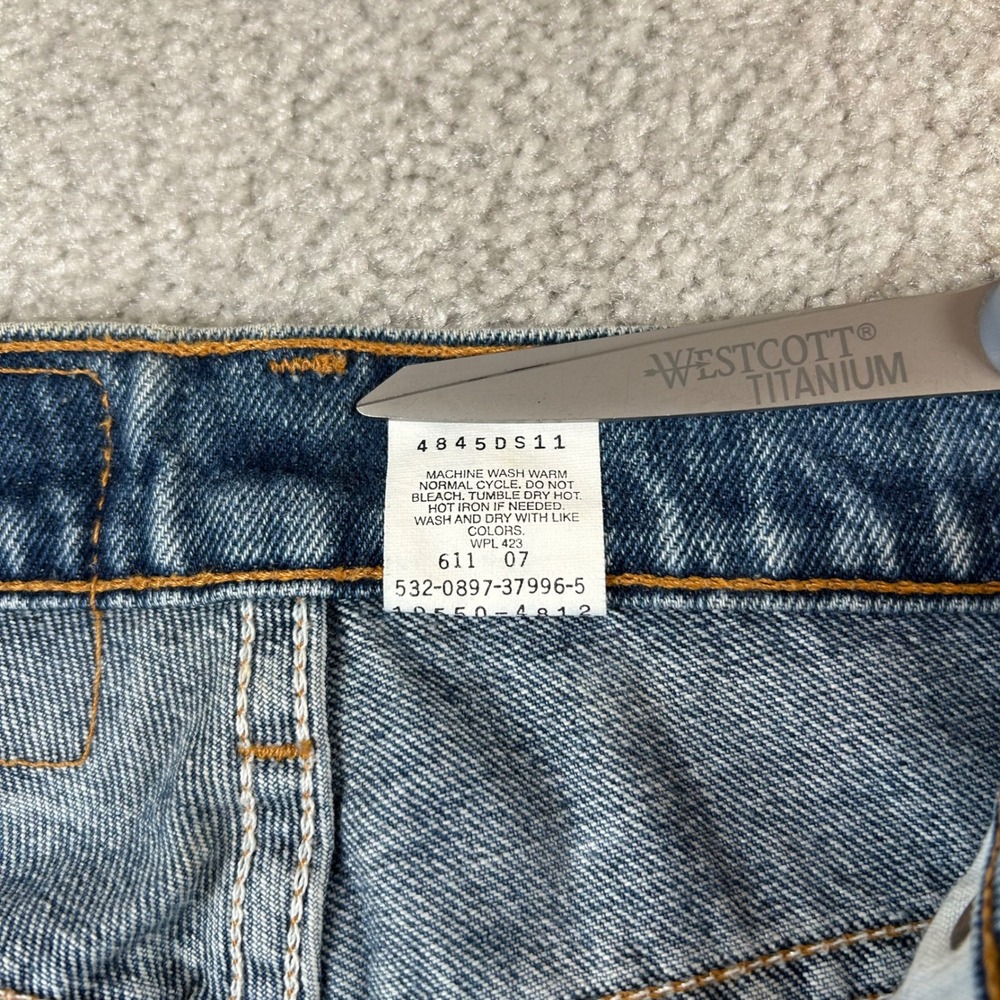 Vintage 90s Levis 550 Relaxed Fit Jeans Kids 3 JR L Blue High Rise Made In USA - Picture 7 of 16